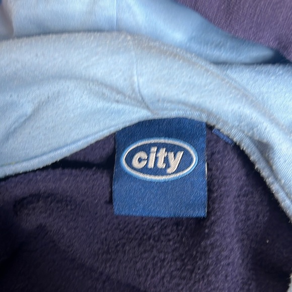 Vintage Manchester City FC Hoodie - Official Club Merchandise - Picture 8 of 9
